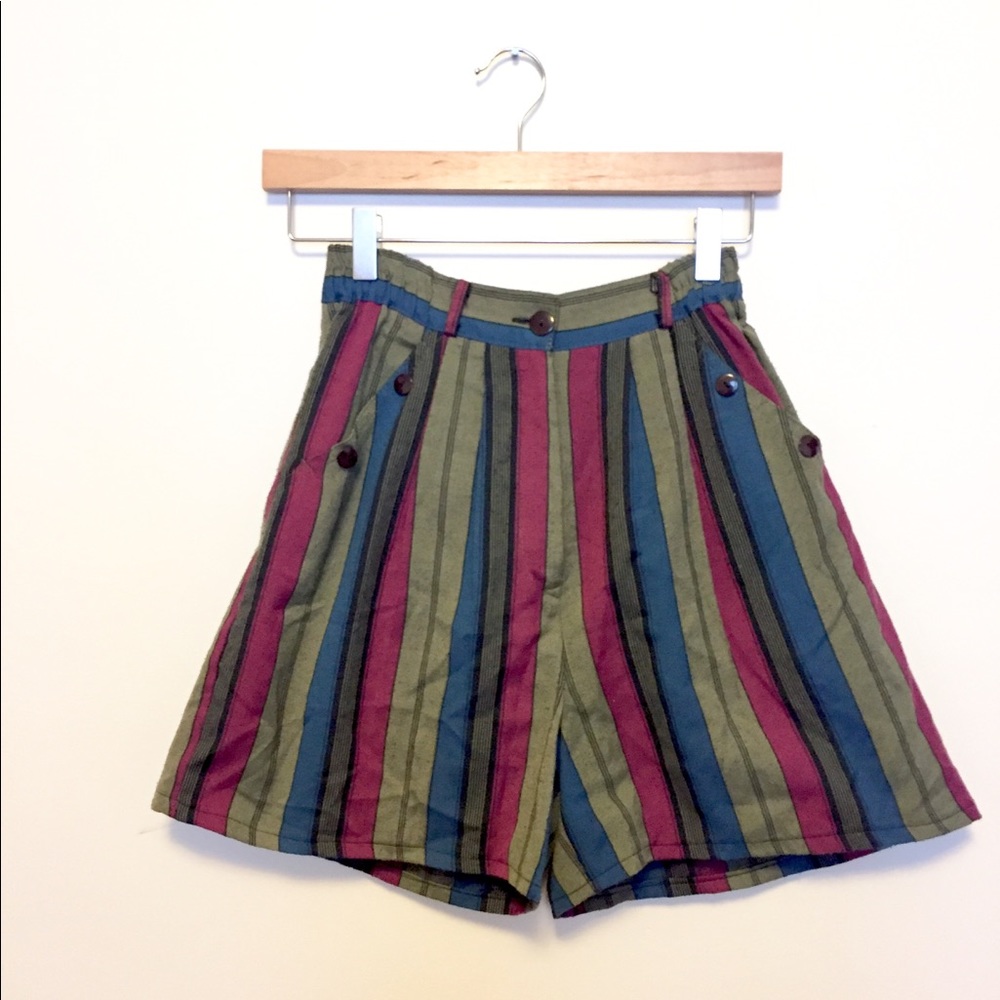 Vintage pinstripe shorts